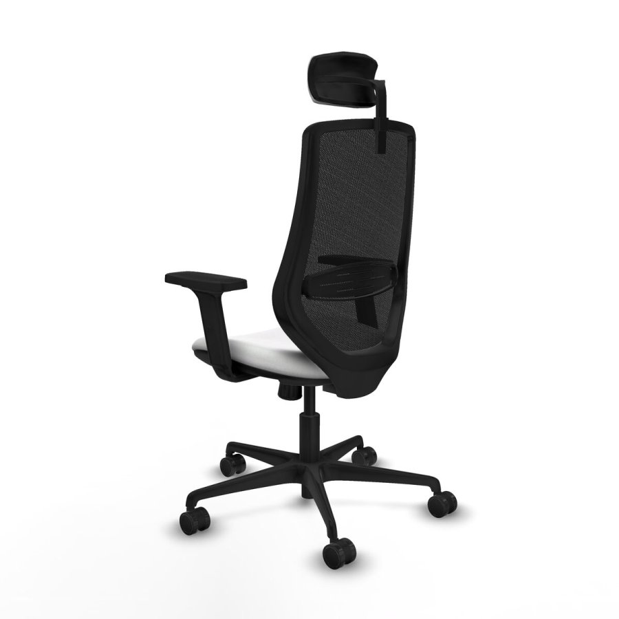 Kontorstol med hovedg�rde Mardos Piqueras y Crespo D036N2W Hvid #4