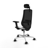 Kontorstol med hovedg�rde Mardos Piqueras y Crespo D086N2W Hvid #4