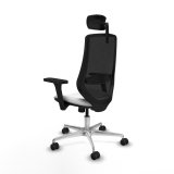 Kontorstol med hovedg�rde Mardos Piqueras y Crespo D086N2W Hvid #4