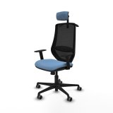 Kontorstol med hovedg�rde Mardos Piqueras y Crespo D036G2H Himmelbl� #2