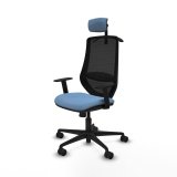 Kontorstol med hovedg�rde Mardos Piqueras y Crespo D036N2H Himmelbl� #2