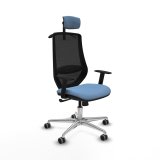 Kontorstol med hovedg�rde Mardos Piqueras y Crespo D086G2H Himmelbl� #1