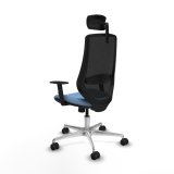 Kontorstol Piqueras y Crespo D086N2W Himmelbl� #4