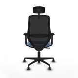 Kontorstol med hovedg�rde Mardos Piqueras y Crespo D036G2H Himmelbl� #5