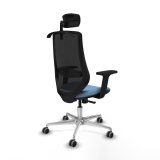 Kontorstol med hovedg�rde Mardos Piqueras y Crespo D086G2H Himmelbl� #6