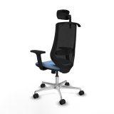 Kontorstol med hovedg�rde Mardos Piqueras y Crespo D086N2H Himmelbl� #4