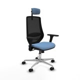 Kontorstol med hovedg�rde Mardos Piqueras y Crespo D086N2W Himmelbl� #1