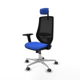 Kontorstol med hovedg�rde Mardos Piqueras y Crespo D086G2W Bl� #2