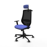 Kontorstol med hovedg�rde Mardos Piqueras y Crespo D036G2H Lysebl� #2