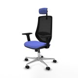 Kontorstol med hovedg�rde Mardos Piqueras y Crespo D086N2W Lysebl� #2