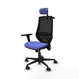 Kontorstol med hovedg�rde Mardos Piqueras y Crespo D036N2H Lysebl� #2