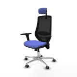 Kontorstol med hovedg�rde Mardos Piqueras y Crespo D086G2W Lysebl� #2