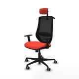 Kontorstol med hovedg�rde Mardos Piqueras y Crespo D036G2H M�rk orange #2