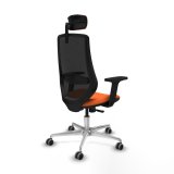 Kontorstol med hovedg�rde Mardos Piqueras y Crespo D086G2W Orange #6