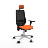 Kontorstol med hovedg�rde Mardos Piqueras y Crespo D086N2W Orange #1