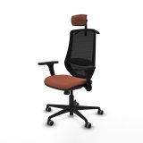 Kontorstol med hovedg�rde Mardos Piqueras y Crespo D036G2H Brun Sort #2