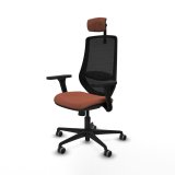 Kontorstol med hovedg�rde Mardos Piqueras y Crespo D036G2W Brun Sort #2