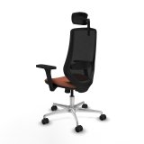 Kontorstol med hovedg�rde Mardos Piqueras y Crespo D086N2W Brun Sort #4