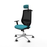 Kontorstol med hovedg�rde Mardos Piqueras y Crespo D086G2H Turkisbl� #2