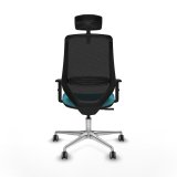 Kontorstol med hovedg�rde Mardos Piqueras y Crespo D086G2H Turkisbl� #5