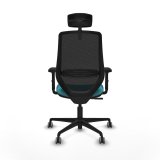 Kontorstol med hovedg�rde Mardos Piqueras y Crespo D036G2W Turkisbl� #5