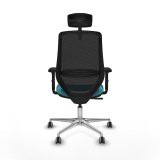 Kontorstol med hovedg�rde Mardos Piqueras y Crespo D086G2H Turkisbl� #5