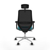 Kontorstol med hovedg�rde Mardos Piqueras y Crespo D086N2H Turkisbl� #5