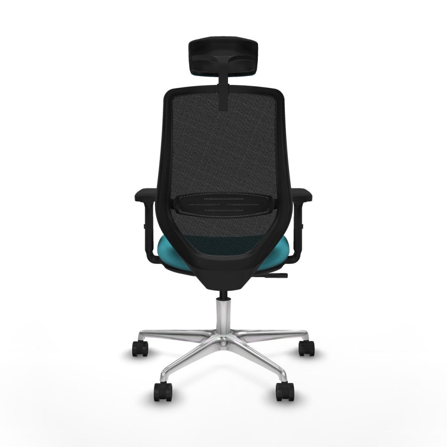 Kontorstol med hovedg�rde Mardos Piqueras y Crespo D086N2W Turkisbl� #5