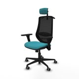 Kontorstol med hovedg�rde Mardos Piqueras y Crespo D036G2H Turkisbl� #2