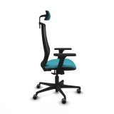 Kontorstol med hovedg�rde Mardos Piqueras y Crespo D036G2W Turkisbl� #7