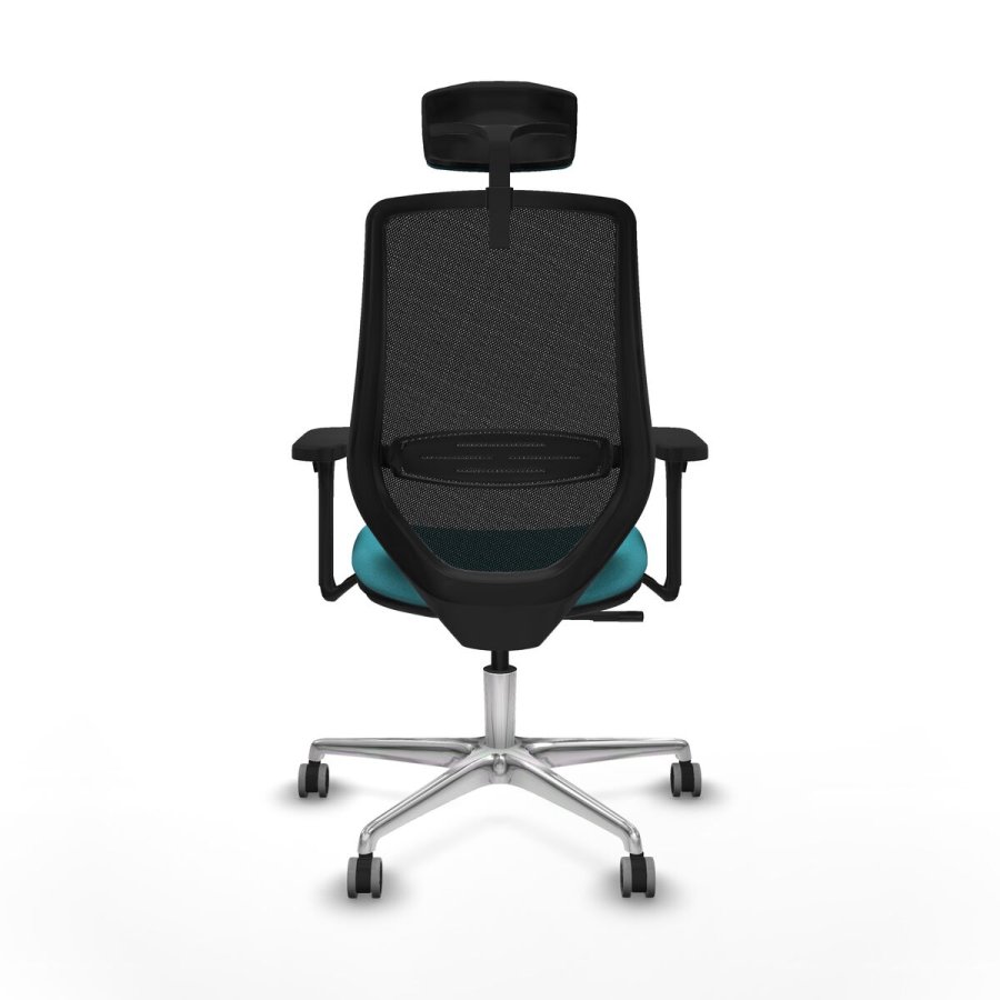 Kontorstol med hovedg�rde Mardos Piqueras y Crespo D086G2W Turkisbl� #5