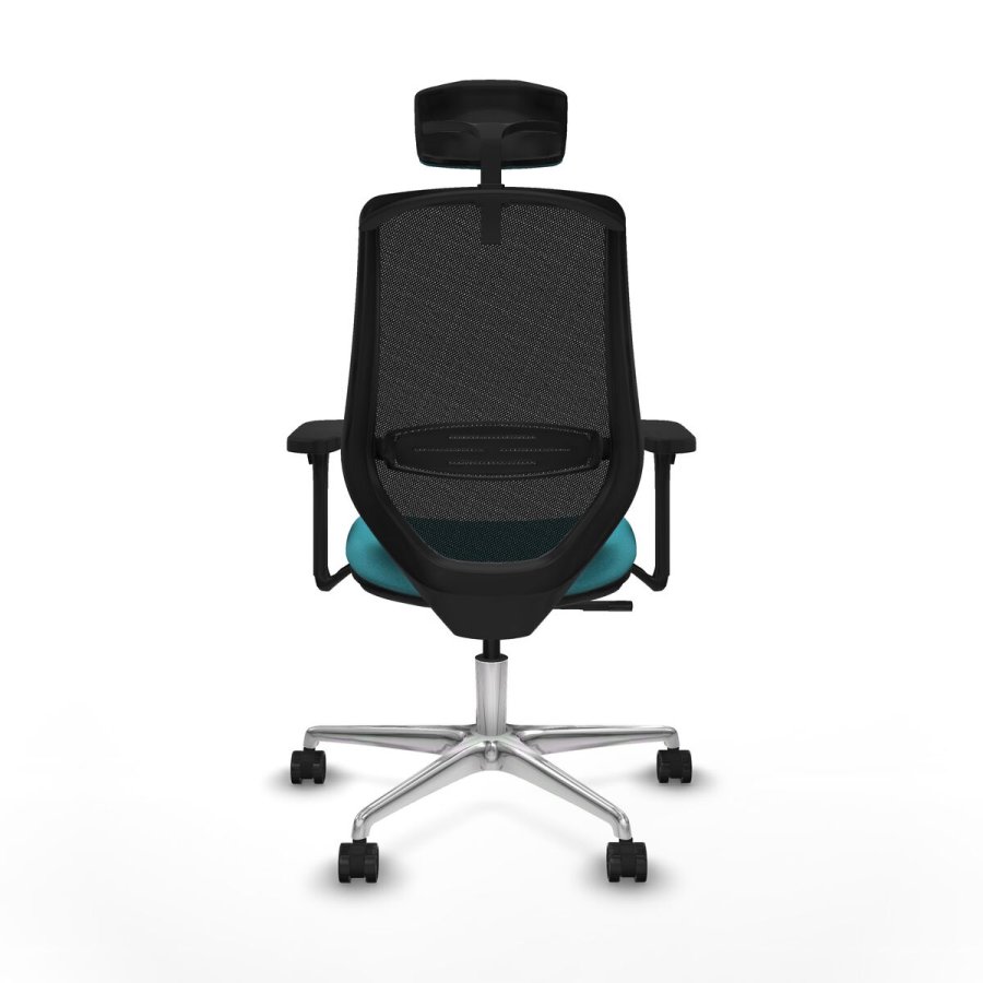 Kontorstol med hovedg�rde Mardos Piqueras y Crespo D086N2H Turkisbl� #5