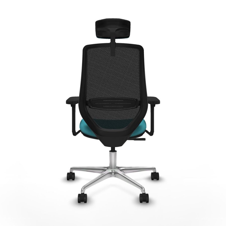 Kontorstol med hovedg�rde Mardos Piqueras y Crespo D086N2W Turkisbl� #5