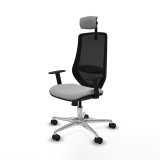 Kontorstol Piqueras y Crespo D086N2W Lysegr� #2