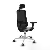 Kontorstol med hovedg�rde Mardos Piqueras y Crespo D086G2W Lysegr� #6