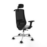 Kontorstol med hovedg�rde Mardos Piqueras y Crespo D086N2H Lysegr� #6