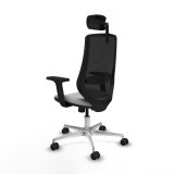 Kontorstol med hovedg�rde Mardos Piqueras y Crespo D086N2W Lysegr� #4