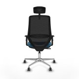 Kontorstol med hovedg�rde Mardos Piqueras y Crespo D086G2H Sort Petroleum gr�n #5