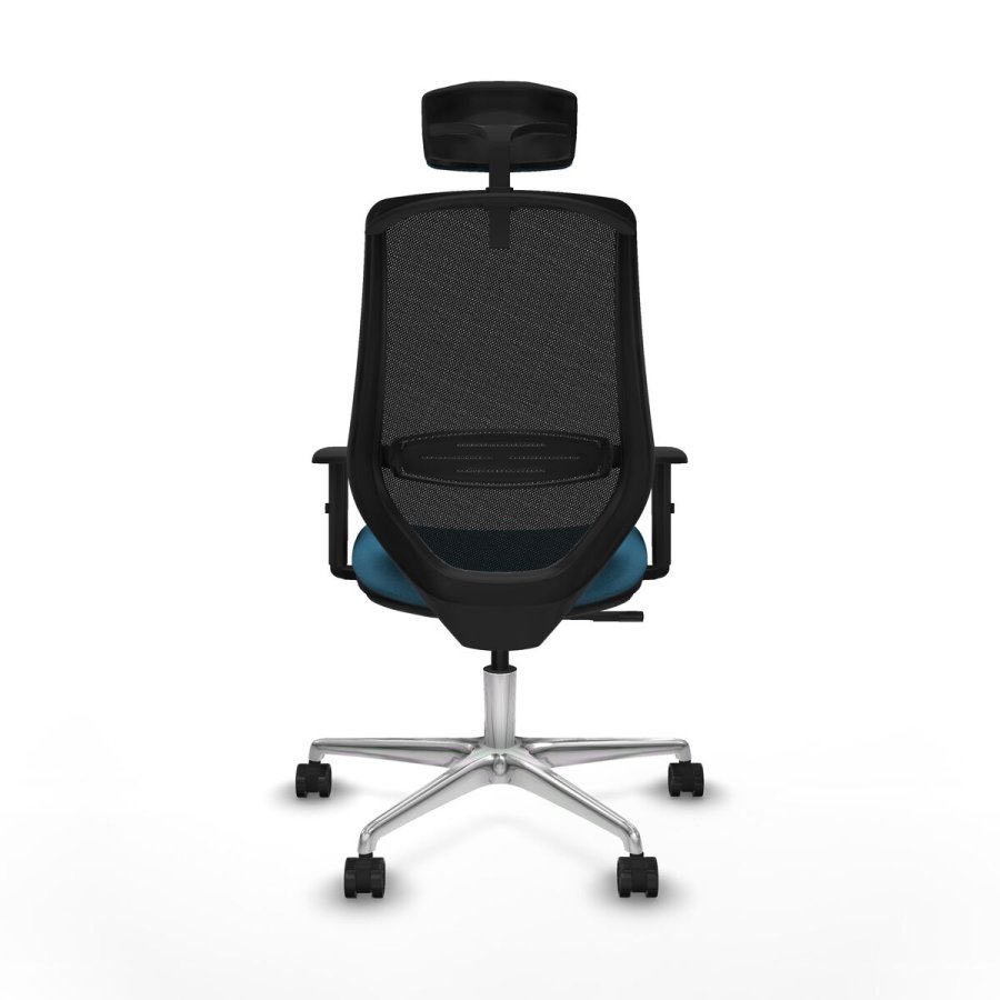 Kontorstol med hovedg�rde Mardos Piqueras y Crespo D086N2H Sort Petroleum gr�n #5