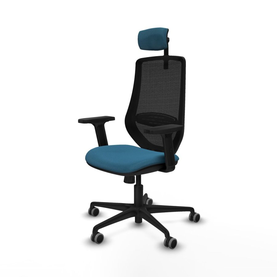 Kontorstol med hovedg�rde Mardos Piqueras y Crespo D036G2W Sort Petroleum gr�n #2