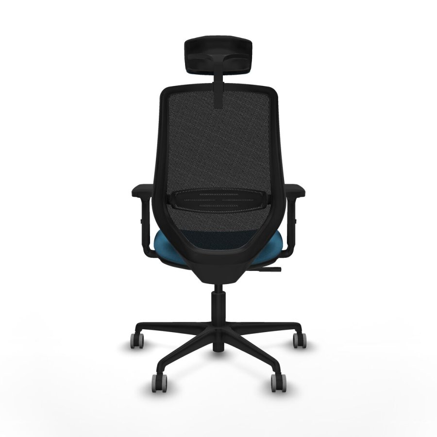 Kontorstol med hovedg�rde Mardos Piqueras y Crespo D036G2W Sort Petroleum gr�n #5