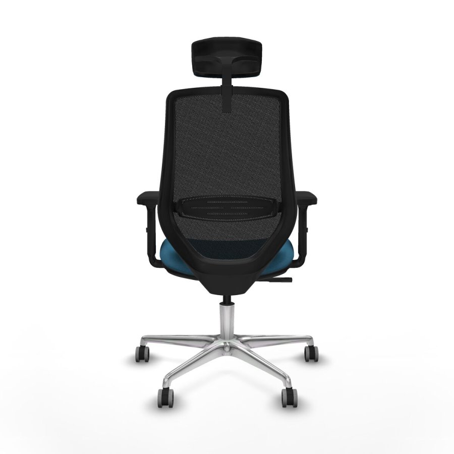 Kontorstol med hovedg�rde Mardos Piqueras y Crespo D086G2W Sort Petroleum gr�n #5