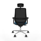 Kontorstol med hovedg�rde Mardos Piqueras y Crespo D086N2H Sort Petroleum gr�n #5