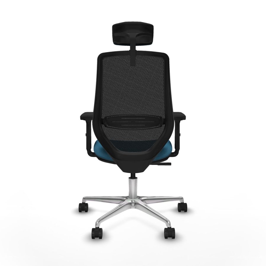 Kontorstol med hovedg�rde Mardos Piqueras y Crespo D086N2W Sort Petroleum gr�n #2