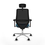 Kontorstol med hovedg�rde Mardos Piqueras y Crespo D086N2H Sort Petroleum gr�n #5