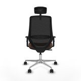 Kontorstol med hovedg�rde Mardos Piqueras y Crespo D086N2H Sort M�rkebrun #5