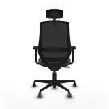 Kontorstol med hovedg�rde Mardos Piqueras y Crespo D036G2W Sort M�rkebrun #5