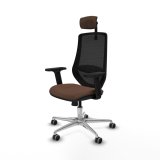 Kontorstol med hovedg�rde Mardos Piqueras y Crespo D086G2W Sort M�rkebrun #2