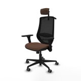 Kontorstol med hovedg�rde Mardos Piqueras y Crespo D036G2H Sort M�rkebrun #2