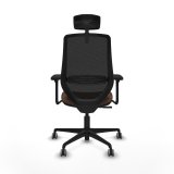 Kontorstol med hovedg�rde Mardos Piqueras y Crespo D036G2W Sort M�rkebrun #5